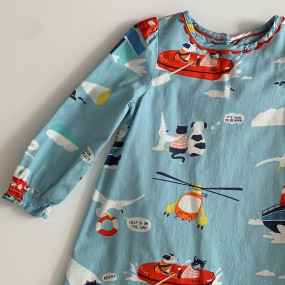 Mini Boden Long Sleeve Dress 2-3Y VGUC - Picture 4 of 11